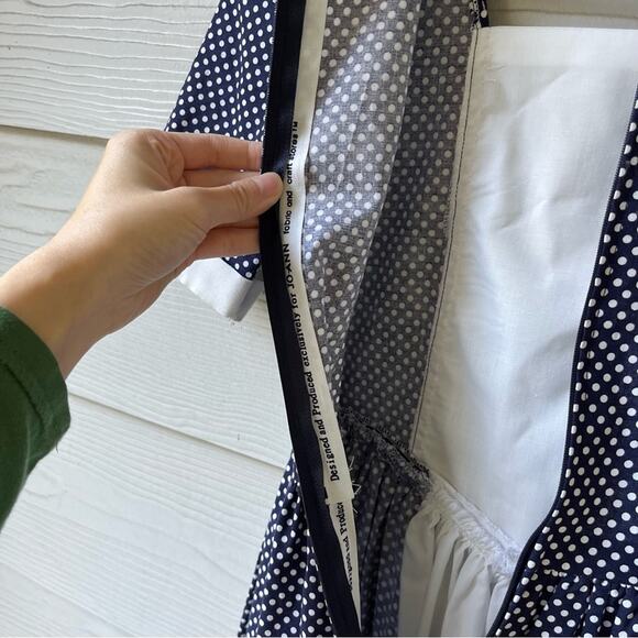 Handmade Joann Fabric Dotted Maxi Dress/ Girls’s Size.--MA4 - Picture 13 of 13